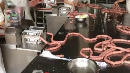 Enveloppe automatique à grande vitesse de saucisse attachant l'éditeur de liens reliant la machine de torsion